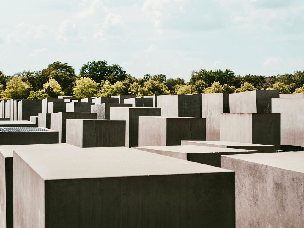 Het Holocaustmonument 